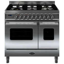 Britannia RC-9TG-DE Delphi Dual Fuel Range Cooker Stainless Steel